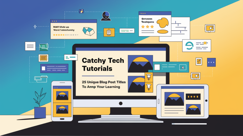 Catchy Tech Tutorials: 25 Unique Blog Post Titles to Amp Up Your Learning